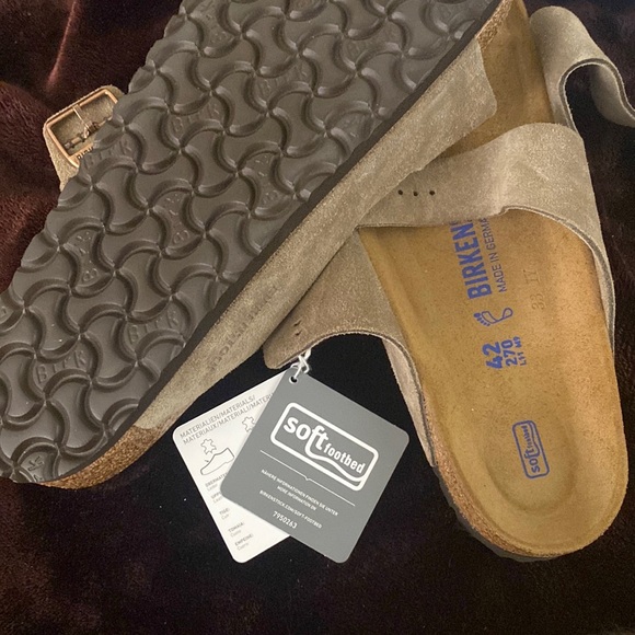 Birkenstock Arizona SFB - Taupe Suede - Picture 2 of 7